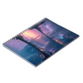 Carnet Futuristic Cityscape at Dusk (Côté gauche)