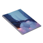 Carnet Futuristic Cityscape with Hovering Structures (Côté Droit)