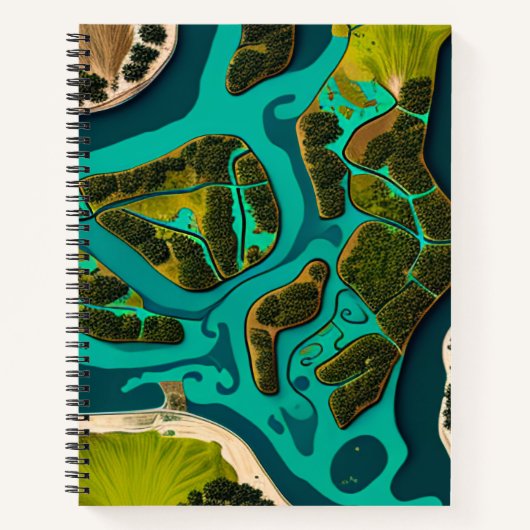 Carnet Futuristic Marshlands (Devant)