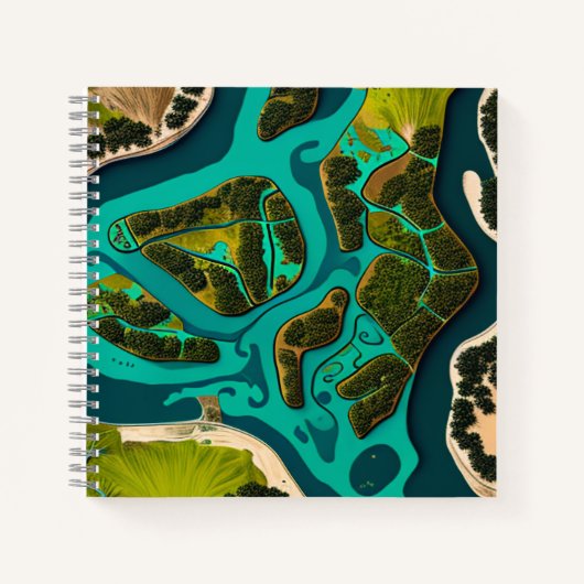 Carnet Futuristic Marshlands (Devant)