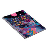 Carnet Futuristic Retro Arcade in Outer Space (Côté Droit)