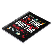 Carnet Futurs docteurs étudiants Funny Médecin (Côté gauche)