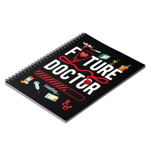 Carnet Futurs docteurs étudiants Funny Médecin (Côté gauche)