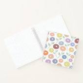 Carnet Fuzzy Flower 2Way Pattern Pastels on White (Intérieur)