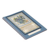 Carnet G Bureau de création Fleur bleue (Côté Droit)