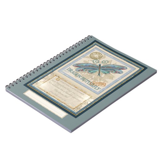 Carnet G Bureau de création libellule (Côté gauche)