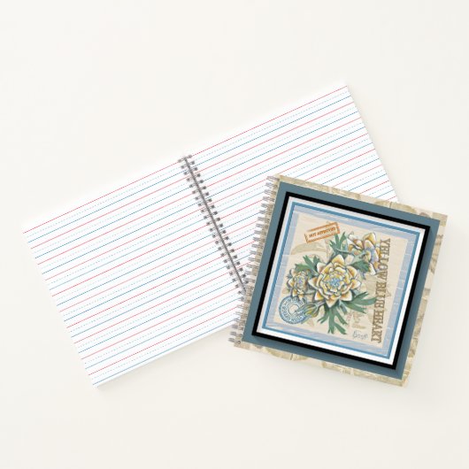 Carnet G Bureau de la création Fleur jaune (Intérieur)