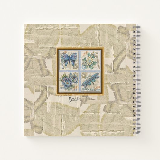 Carnet G Bureau de la création Fleur jaune (Dos)