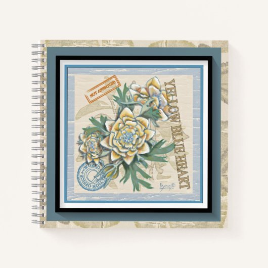 Carnet G Bureau de la création Fleur jaune (Devant)