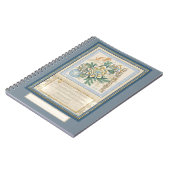 Carnet G Bureau de la création Fleur jaune (Côté gauche)