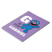 Carnet G est pour Grover | Ajoutez votre nom (Côté gauche)