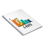 Carnet G-raph Funny Giraffe Graph Pun (Côté Droit)