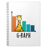 Carnet G-raph Funny Giraffe Graph Pun (Devant)