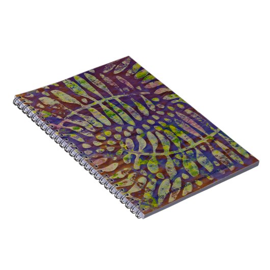 Carnet Gabarit d'impression Gelli Art Abstrait (Côté Droit)