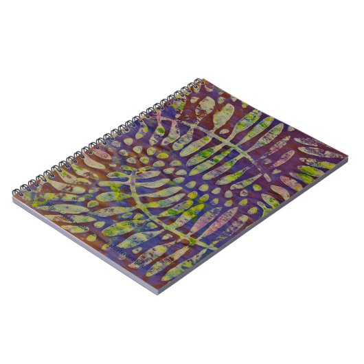 Carnet Gabarit d'impression Gelli Art Abstrait (Côté gauche)