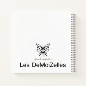 Carnet Gabrielle Coco Est Heureuse Illustration De Mode (Dos)