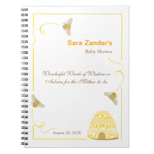 Carnet Gaffez le bloc - notes de baby shower de conseils