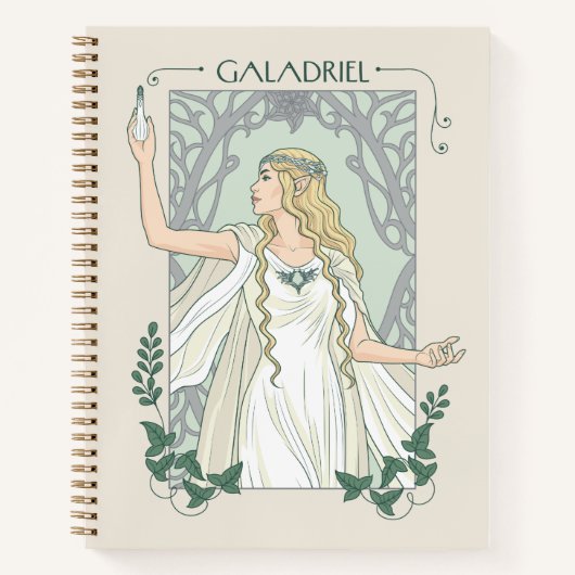 Carnet Galadriel Lumière de Valinor Graphique (Devant)
