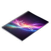 Carnet Galaxie Abstraite Colorée (Côté gauche)