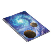 Carnet Galaxie bleue et planètes (Côté Droit)