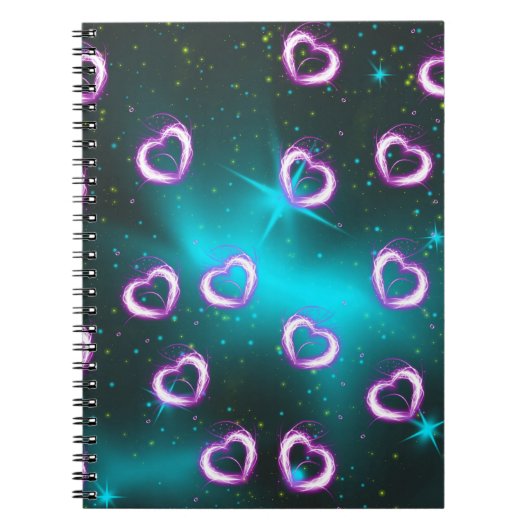 Carnet Galaxie de coeur (Devant)