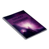 Carnet Galaxie de marbre rose et violet (Côté Droit)