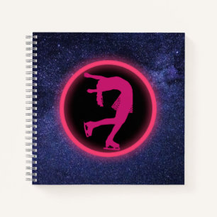 Carnet Galaxie de patinage artistique sur glace