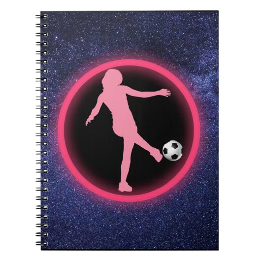 Carnet Galaxie des filles de football (Devant)