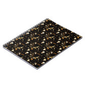 Carnet galaxie d'or (Côté gauche)