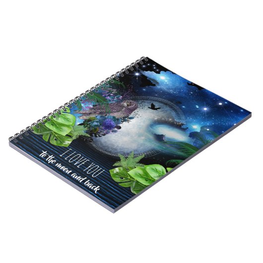 Carnet Galaxie spatiale (Côté gauche)