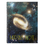 Carnet Galaxie spirale Planète Nebula Hubble Télescope Ph (Devant)