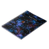 Carnet Galaxies colorées, étoiles et planètes (Côté gauche)