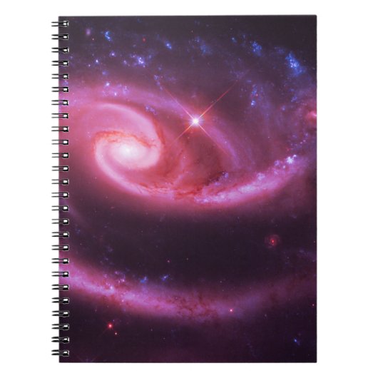 Carnet Galaxies Rose Pâle (Devant)