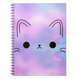 Carnet Galaxy Kitty Notebook