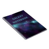 Carnet Galaxy Lovers Stars Space Blue (Côté Droit)