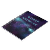 Carnet Galaxy Lovers Stars Space Blue (Côté gauche)