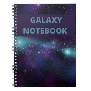 Carnet Galaxy Lovers Stars Space Blue