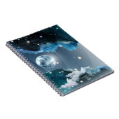 Carnet Galaxy Moon Journal/Carnet scolaire (Côté Droit)