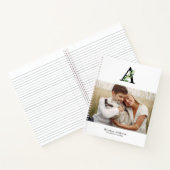 Carnet Galerie Botanique Monogramme de 4 Photos (Intérieur)