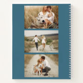 Carnet Galerie Botanique Monogramme de 4 Photos (Dos)