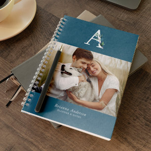 Carnet Galerie Botanique Monogramme de 4 Photos