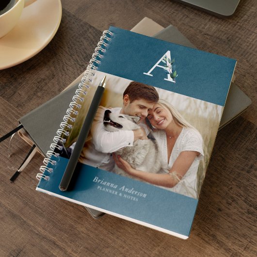 Carnet Galerie Botanique Monogramme de 4 Photos