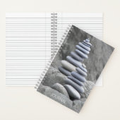 Carnet Galets de plage équilibrés Cairns de roche (À l'intérieur)