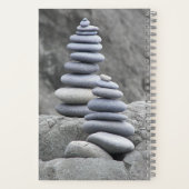 Carnet Galets de plage équilibrés Cairns de roche (Verso)