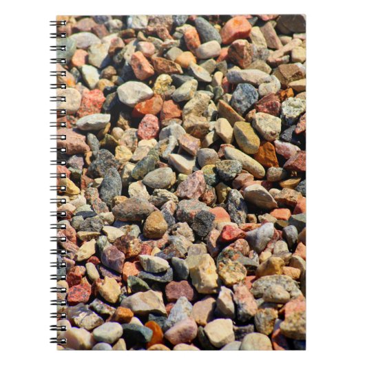 Carnet Galets roches texture colorée (Devant)