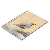 Carnet Gambrel's Quail Painting Original Bird Art (Côté gauche)