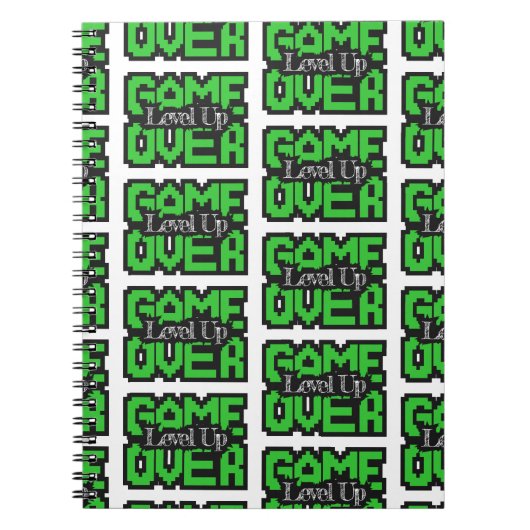 Carnet Game Over, Level Up : Aventure rétro en sandbox pi (Devant)