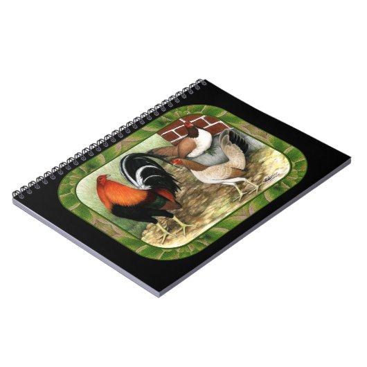 Carnet Gamefowl à la ferme (Côté gauche)