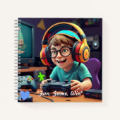 Carnet "Gamer 3D énergétique" (Devant)