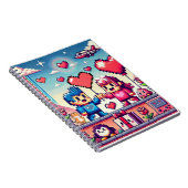 Carnet Gamer 8 bit Saint-Valentin (Côté Droit)
